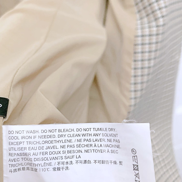 Theory Power Jacket in Checked Nylon - Picture 11 of 11